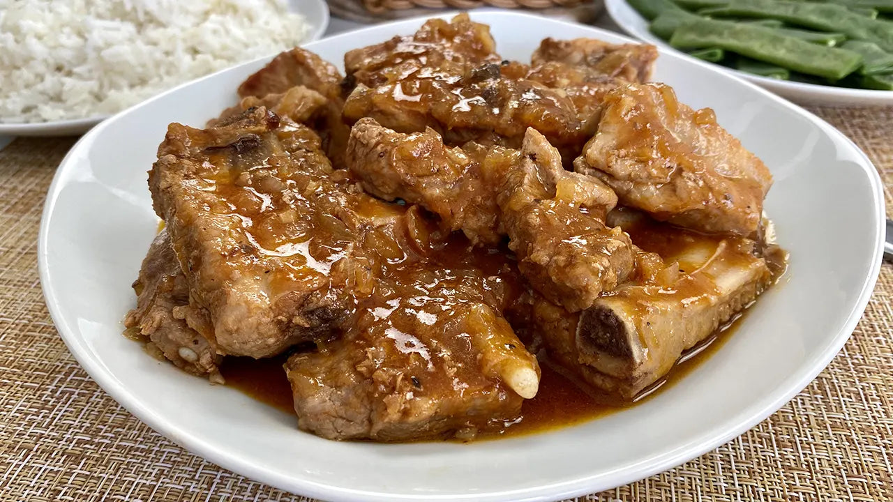 Costillas en salsa