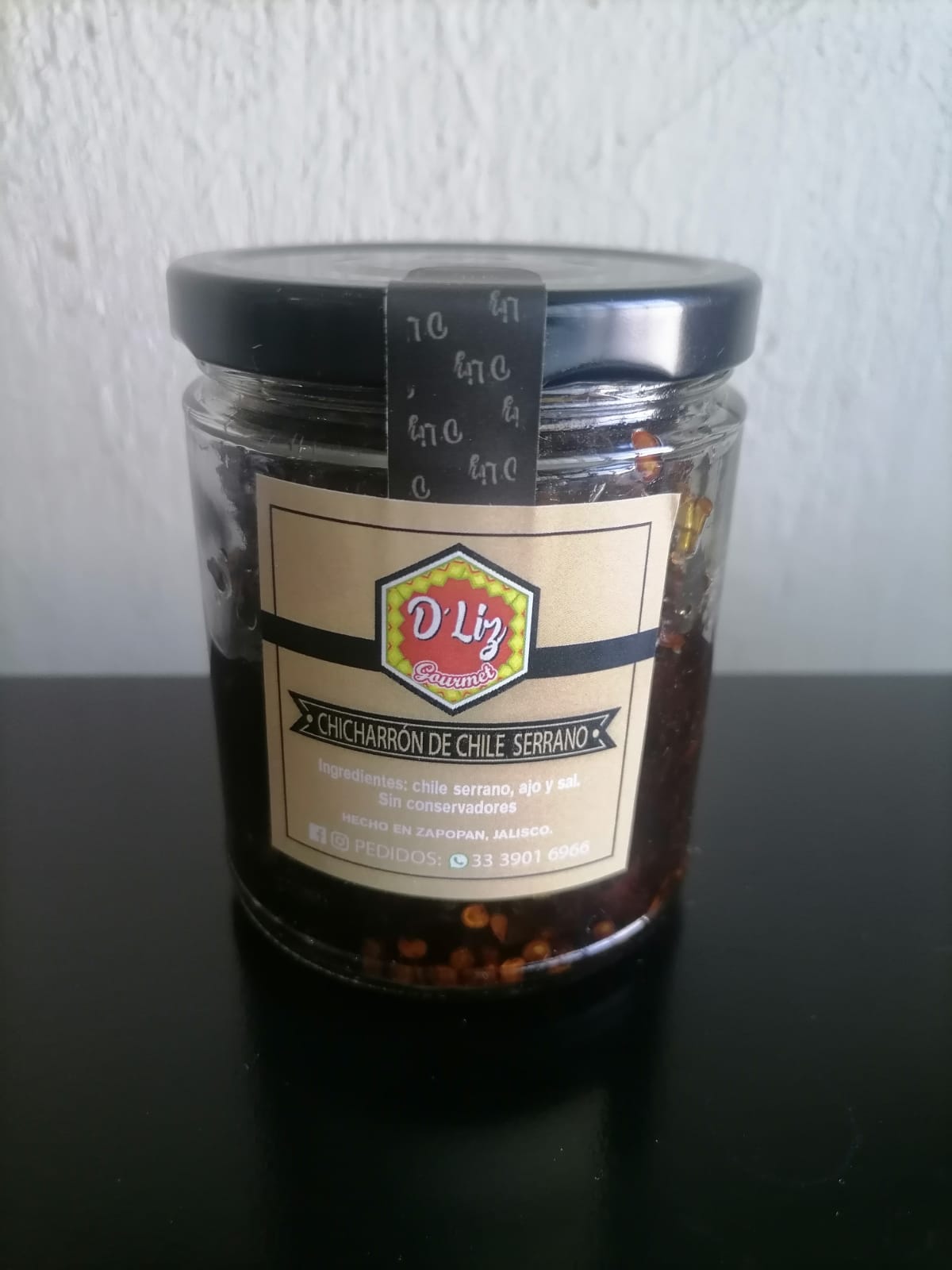 Chile serrano frito picante